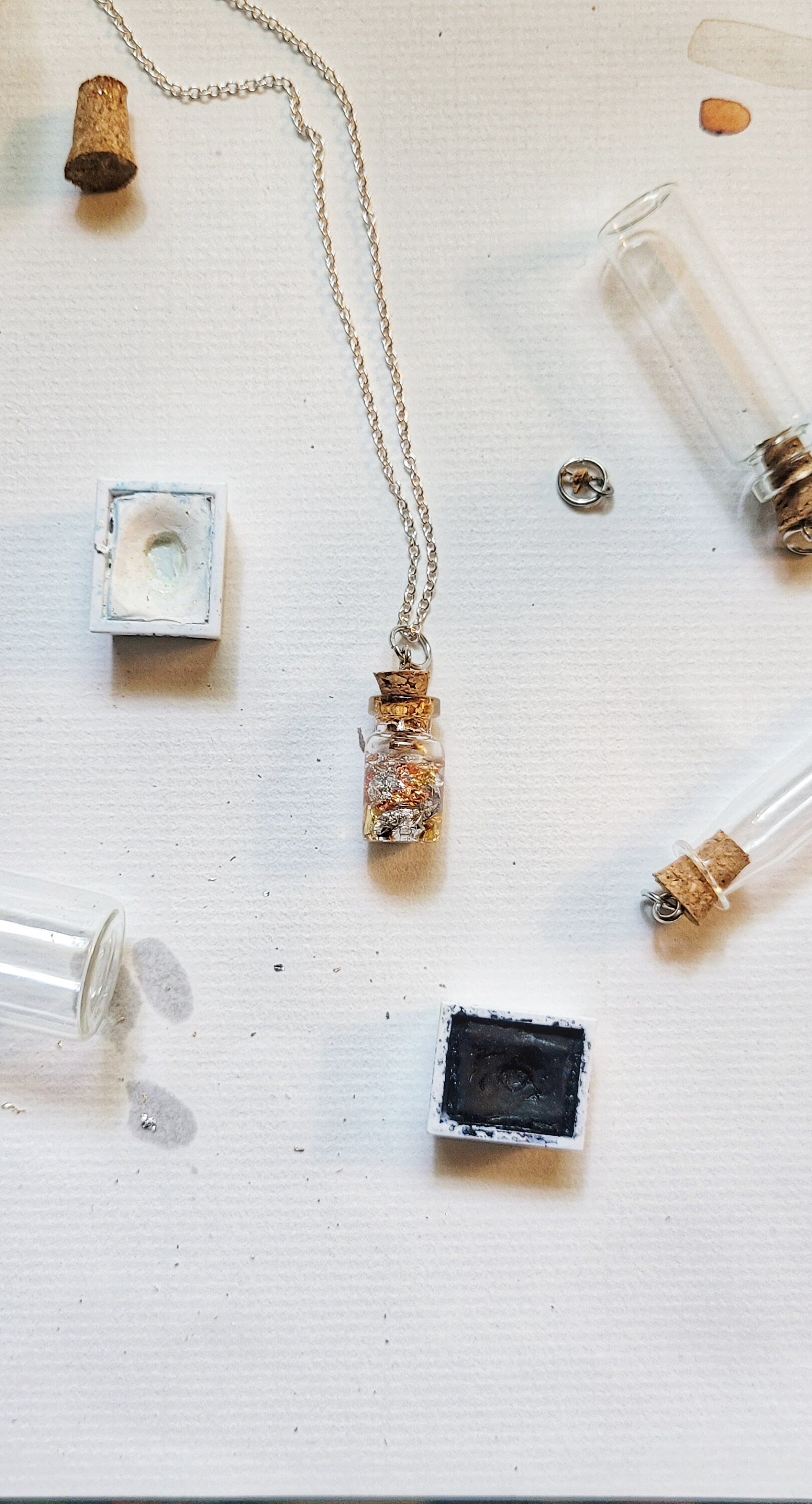 Mistborn Cosplay Necklace | Mistborn vial necklace | Mistborn Metals | Mistborn Jewelry