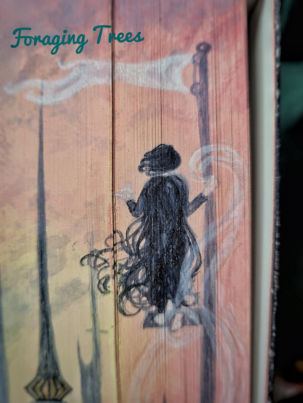Mistborn Trilogy Fore edge painting, Mistborn Trilogy Era 1 by Brandon Sanderson