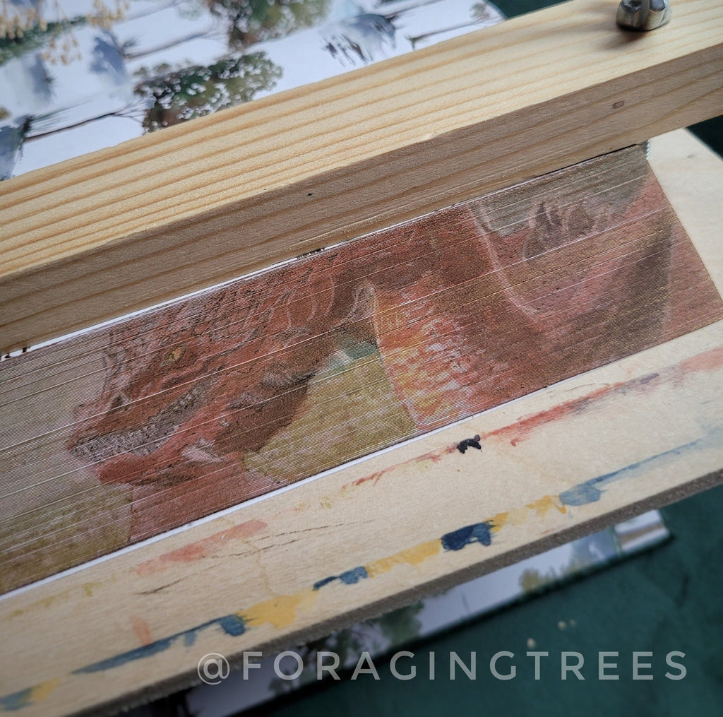 The Hobbit Hidden Fore Edge Painting of Smaug and Bilbo, Hobbit foredge painting, Hobbit book painting, unique book collectors gift, tolkien