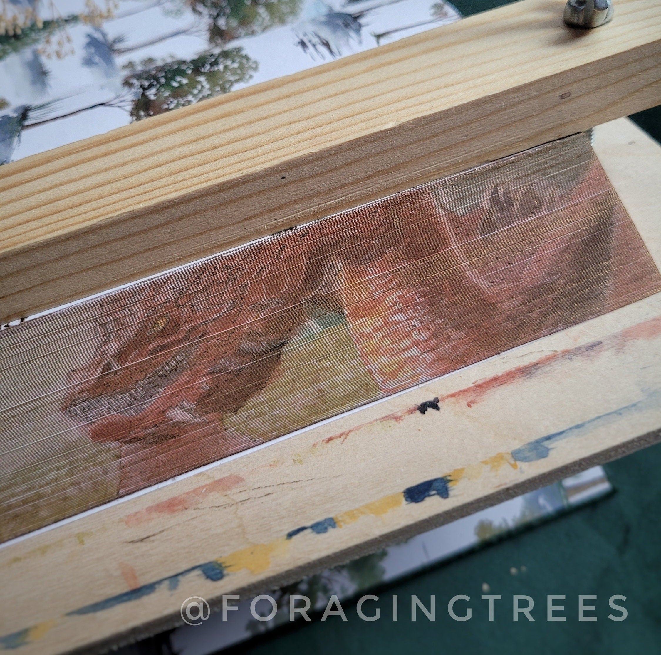 The Hobbit Hidden Fore Edge Painting of Smaug and Bilbo, Hobbit foredge painting, Hobbit book painting, unique book collectors gift, tolkien