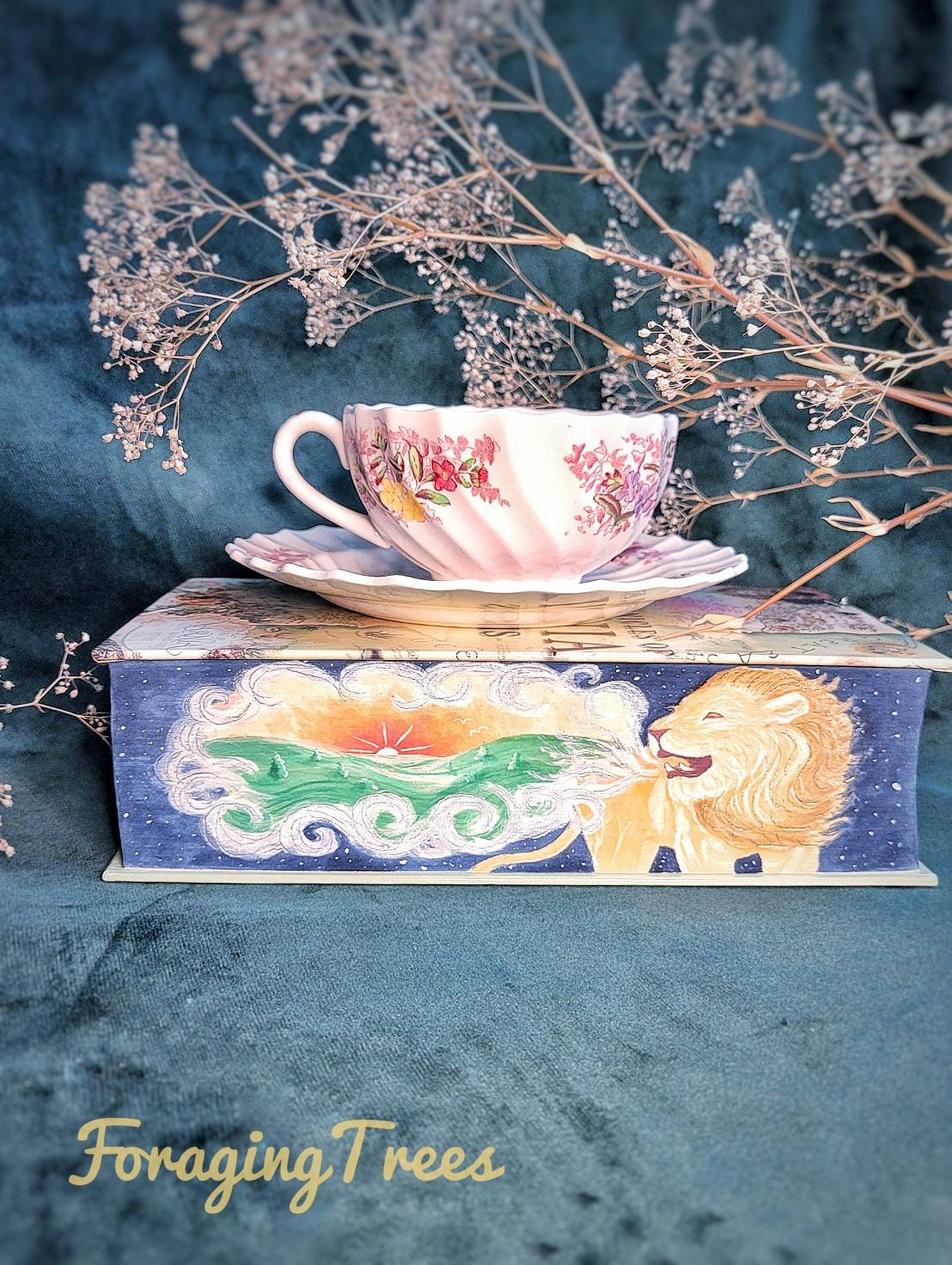 The Chronicles of Narnia Fore Edge Book Painting by C.S. Lewis *made to order*