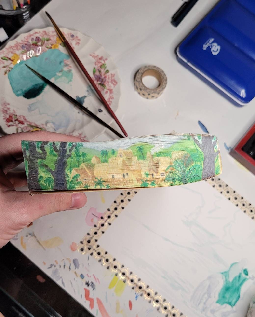 The Jungle Book Fore Edge Painting - Barnes and Noble Classic Book Artwork