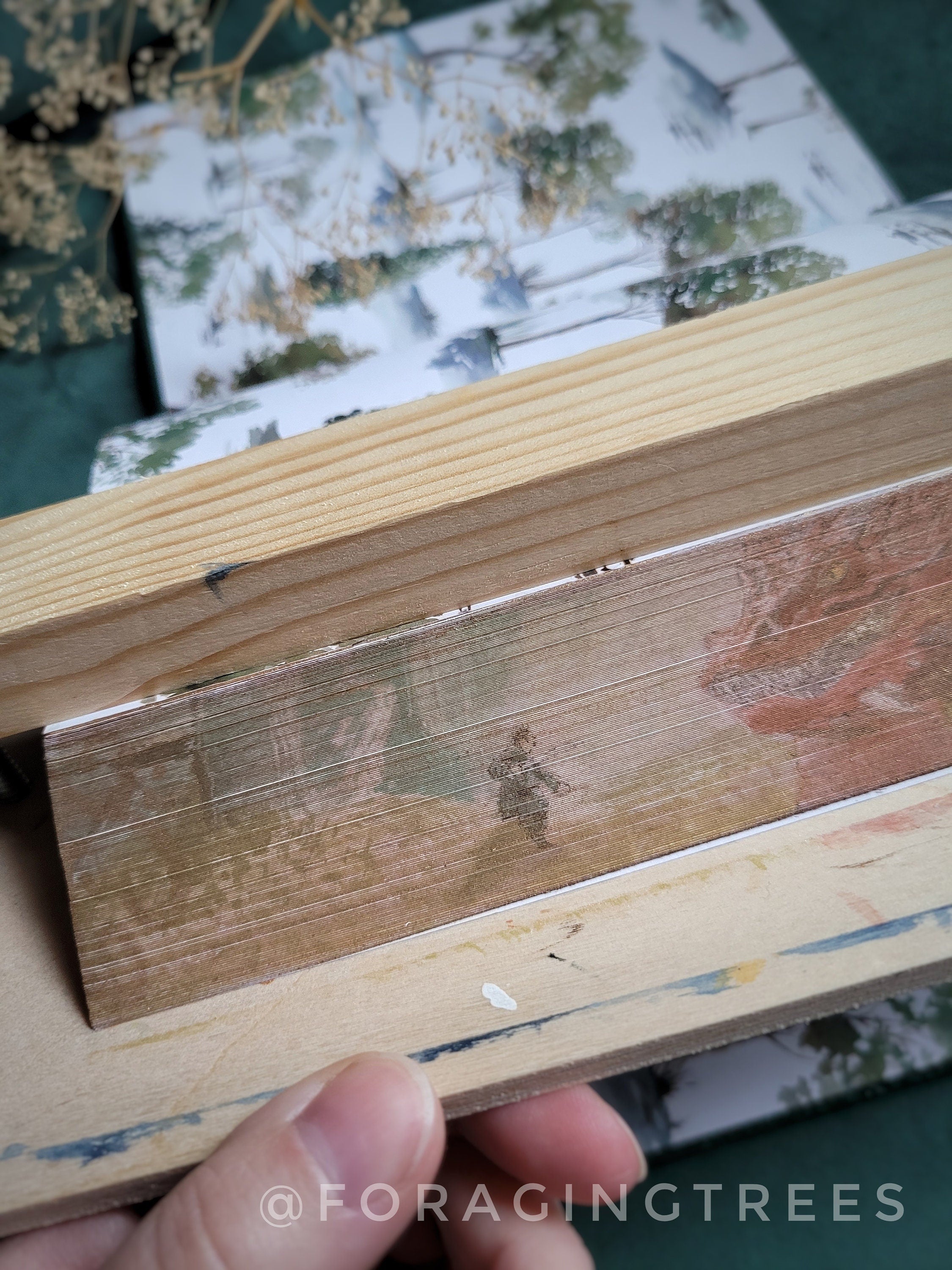 The Hobbit Hidden Fore Edge Painting of Smaug and Bilbo, Hobbit foredge painting, Hobbit book painting, unique book collectors gift, tolkien