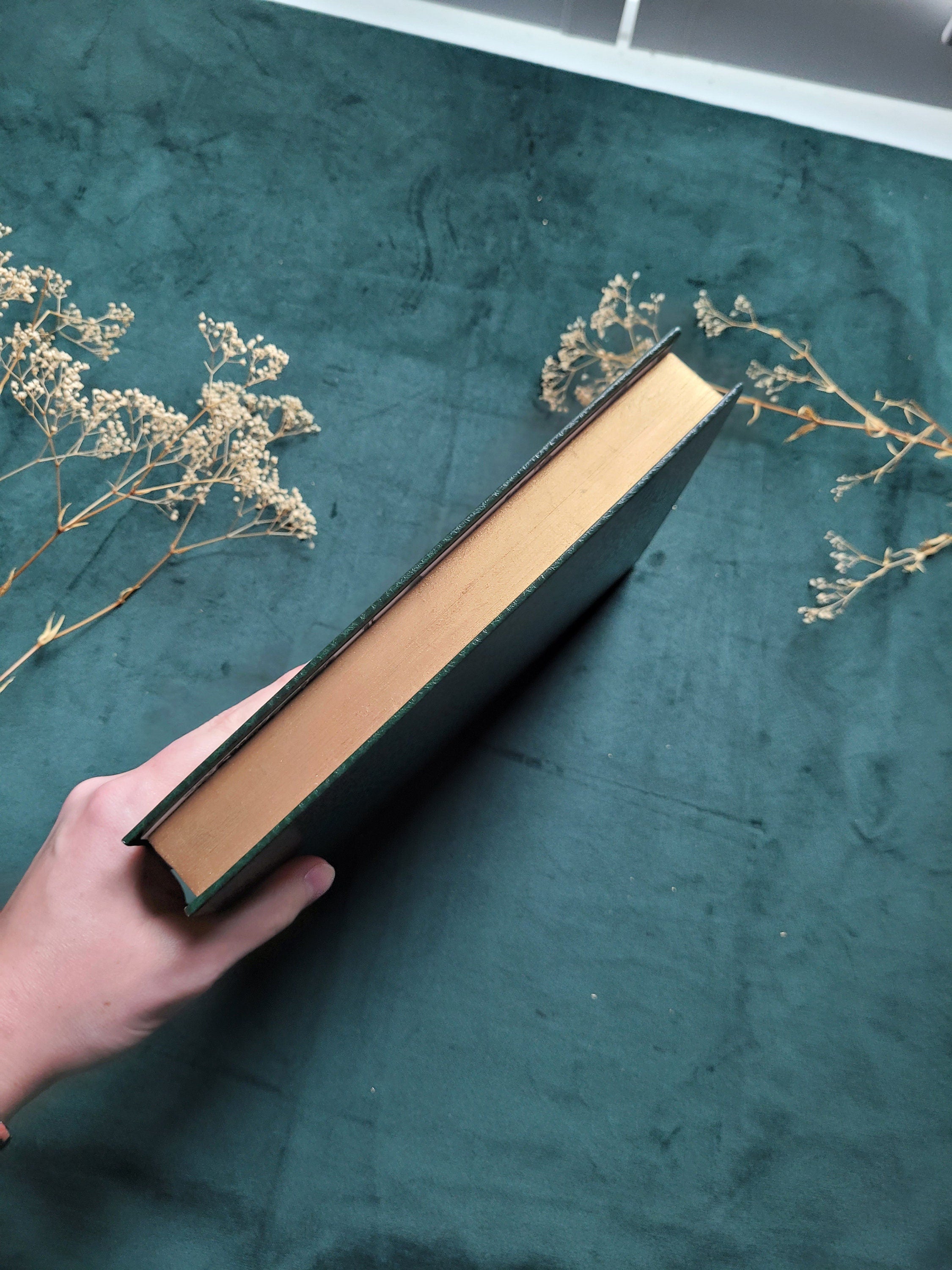 The Hobbit Hidden Fore Edge Painting of Smaug and Bilbo, Hobbit foredge painting, Hobbit book painting, unique book collectors gift, tolkien