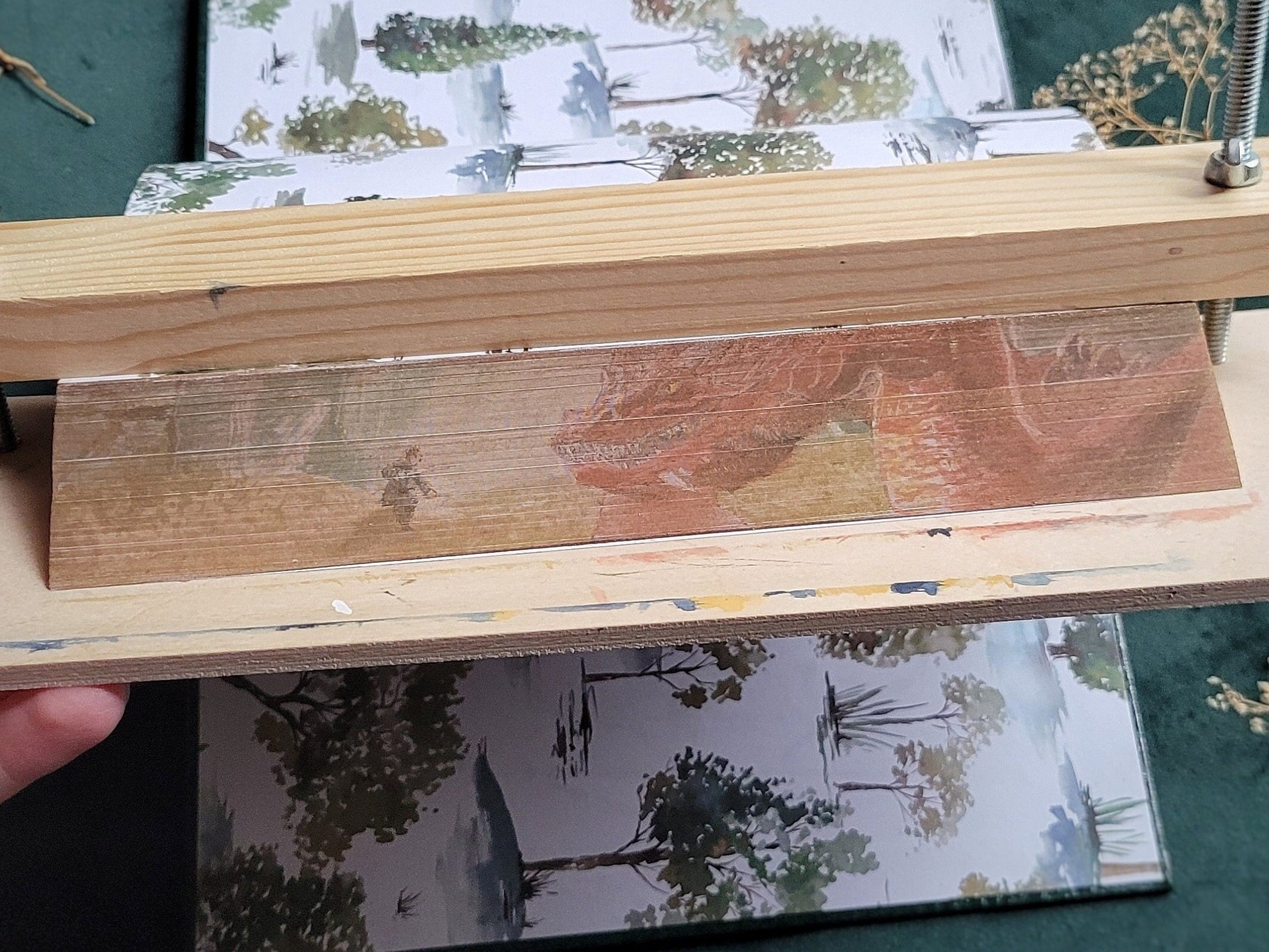 The Hobbit Hidden Fore Edge Painting of Smaug and Bilbo, Hobbit foredge painting, Hobbit book painting, unique book collectors gift, tolkien